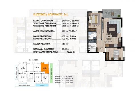 Apartment for sale  in Alanya, Antalya, Turkey, 59m2, No. 168304 – photo 14
