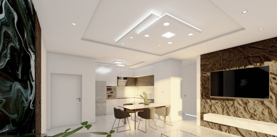 آپارتمان در در Blue Life Residence Long Beach ، ترکیه 2 خوابه ، 102 متر مربع.  شماره 159029
