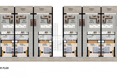 1+1 Lägenhet i Famagusta, Nr. 188505 - 28