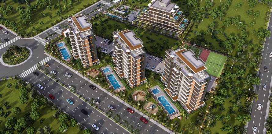 2+1 Lejlighed  i Antalya, Tyrkiet Nr. 164121