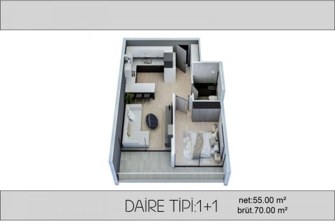 Apartment for sale in Tomuk, Mersin, Turkey, 70m2, No. 180197 – photo 28