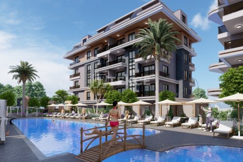 پنت هاس در Alanya ، ترکیه 2 خوابه ، 96 متر مربع. شماره 171828 - 8