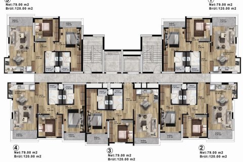 Villa for sale in Mezitli, Mersin, Turkey, 120m2, No. 181240 – photo 17