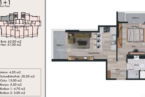 Villa i Yenisehir, Bursa, Tyrkiet Nr. 181238 - 20