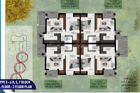 Apartment for sale in Bodrum, Mugla, Turkey, 1 bedroom, 43m2, No. 179246 – photo 23