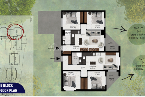 Apartment for sale in Bodrum, Mugla, Turkey, 1 bedroom, 43m2, No. 179246 – photo 20