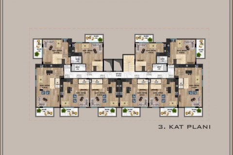 1+1 Lejlighed  i Konakli, Antalya, Tyrkiet Nr. 179894 - 23