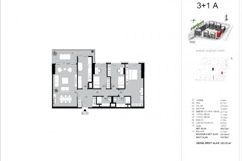 Leilighet i Istanbul, Tyrkia Nr. 186068 - 27