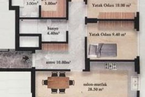 Leilighet i Mersin, Tyrkia Nr. 186121 - 25