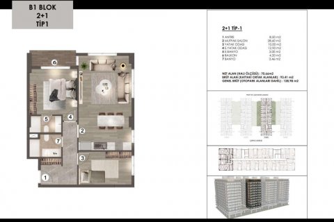 Wohnung  in Istanbul, Türkei Nr. 186085 - 16