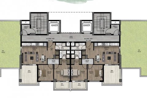 Продажа квартиры  в Мерсине, Турция 3 комн., 94.5м2, №186116 – фото 29