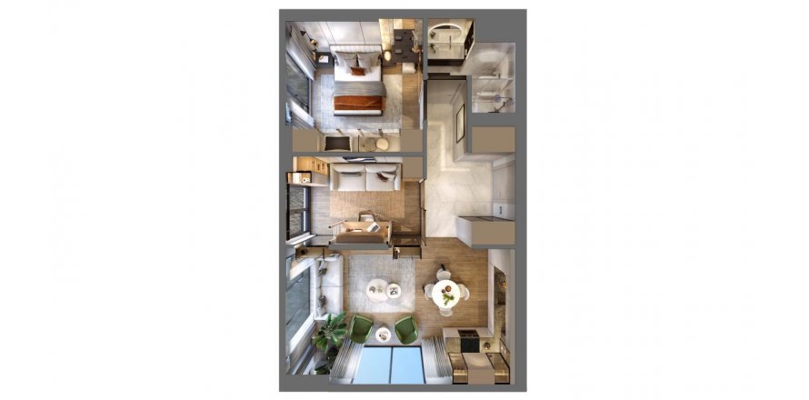 2+1 Lägenhet i Topkapi prime, istanbul, Turkiet Nr. 167624