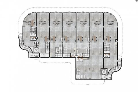 Office for sale  in Alanya, Antalya, Turkey, 2 bedrooms, 102m2, No. 206608 – photo 11