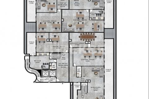 Office for sale  in Alanya, Antalya, Turkey, 2 bedrooms, 102m2, No. 206608 – photo 15