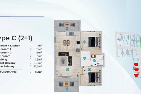 Villa for sale in Iskele, Northern Cyprus, 3 bedrooms, 164m2, No. 177503 – photo 21