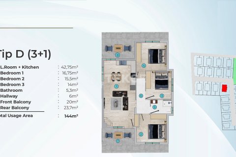 Villa for sale in Iskele, Northern Cyprus, 3 bedrooms, 164m2, No. 177503 – photo 22