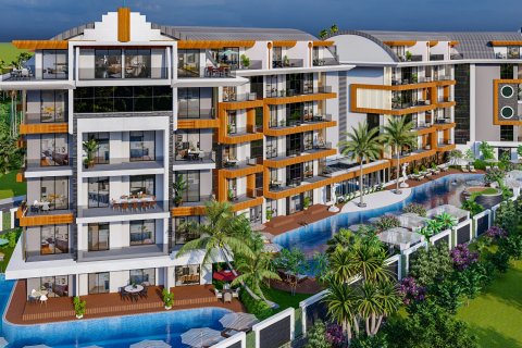 Daire  1+1  Alanya, Antalya, Türkiye №185762