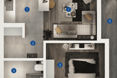 1+1 Wohnung  in Antalya, Türkei Nr. 170187 - 12