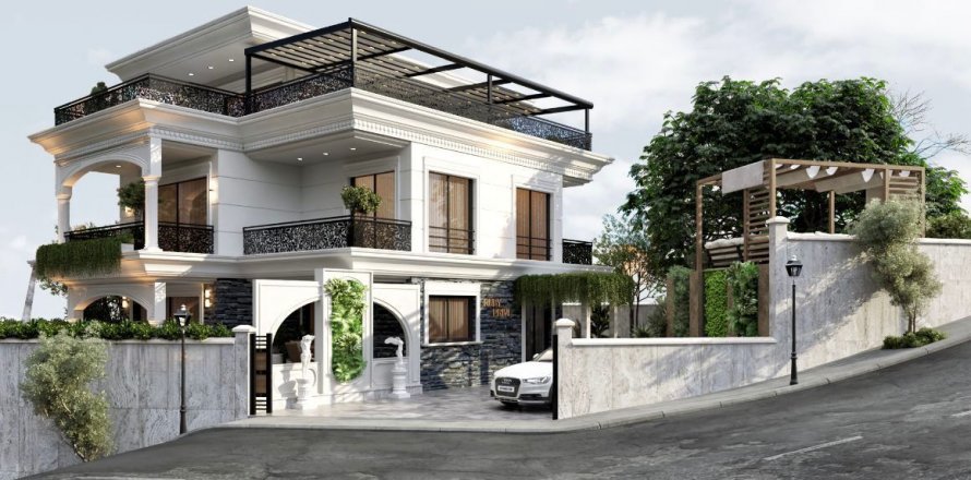 4+1 Lejlighed i Alanya, Antalya, Tyrkiet Nr. 185831