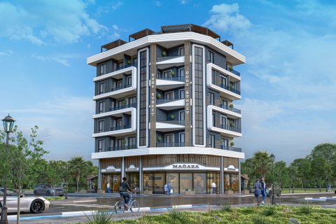 1+1 Lägenhet  i Alanya, Antalya, Turkiet Nr. 185830 - 2
