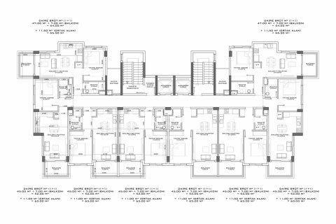 1+1 Leilighet i Avsallar, Antalya, Tyrkia Nr. 43247 - 3