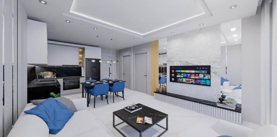 1+1 Apartment in Kavi Velux, Kargicak, Alanya, Antalya, Turkey No. 163138