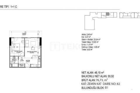 Apartment for sale  in Istanbul, Turkey, 2 bedrooms, 93m2, No. 51856 – photo 11