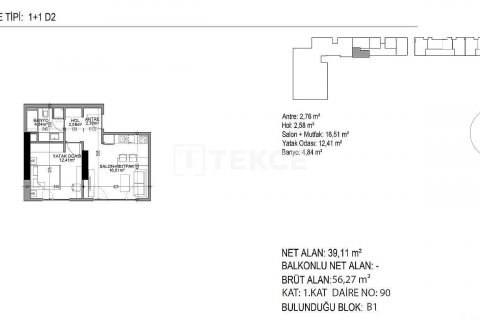 Apartment for sale  in Istanbul, Turkey, 2 bedrooms, 93m2, No. 51856 – photo 10