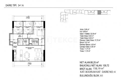 Apartment for sale  in Istanbul, Turkey, 2 bedrooms, 93m2, No. 51856 – photo 18