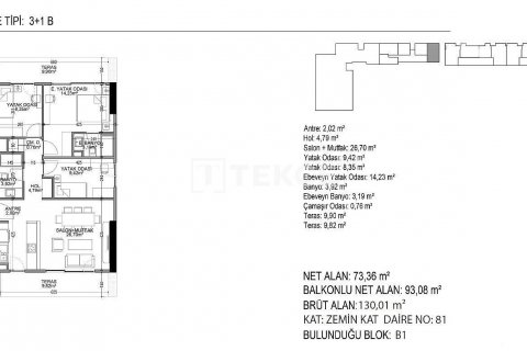 Apartment for sale  in Istanbul, Turkey, 2 bedrooms, 93m2, No. 51856 – photo 22