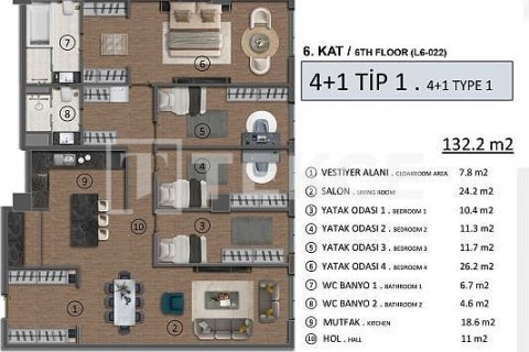 1+1 Wohnung  in Beylikduezue, Istanbul, Türkei Nr. 170538 - 15