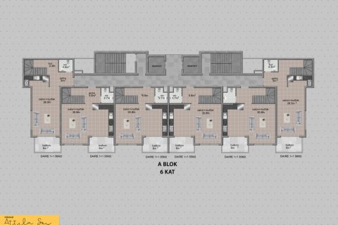 Продажа квартиры в Аланье, Анталье, Турция 2 комн., 55м2, №186216 – фото 16
