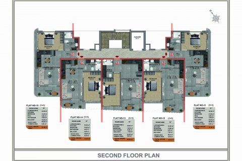 1+1 Wohnung  in Kestel, Antalya, Türkei Nr. 192813 - 16