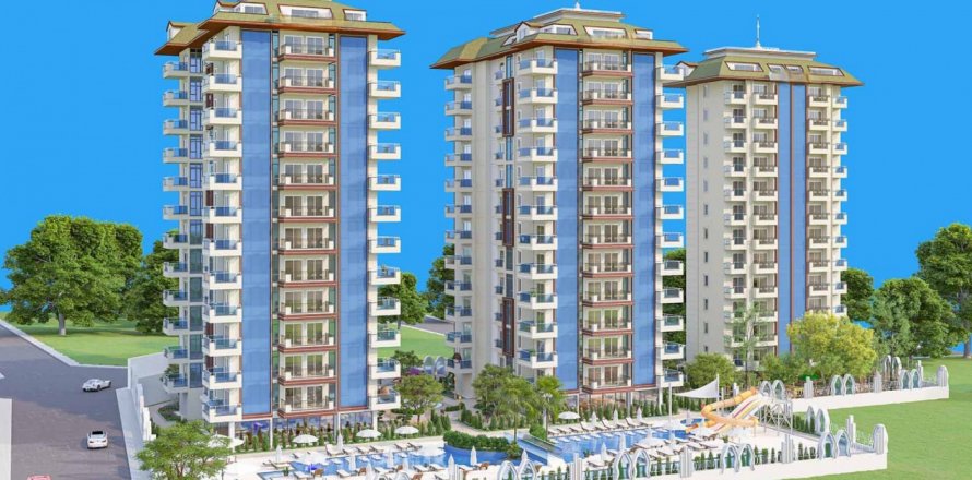 1+1 Leilighet  i Mahmutlar, Antalya, Tyrkia Nr. 168385