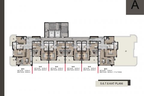 Apartment for sale  in Mersin, Turkey, 65m2, No. 185985 – photo 21
