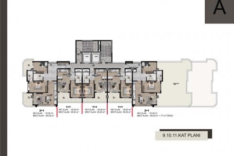 Apartment for sale  in Mersin, Turkey, 65m2, No. 185985 – photo 22