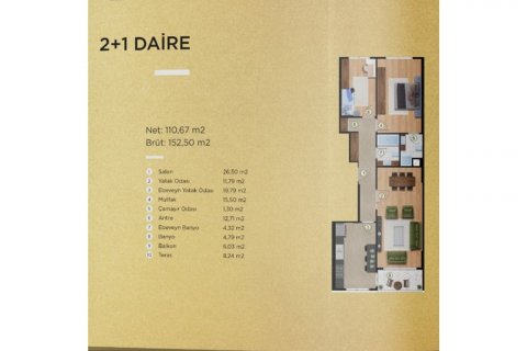 Wohnung  in Beylikduezue, Istanbul, Türkei Nr. 176602 - 12