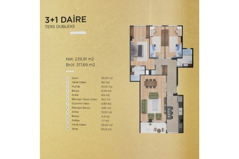 Wohnung  in Beylikduezue, Istanbul, Türkei Nr. 176602 - 13