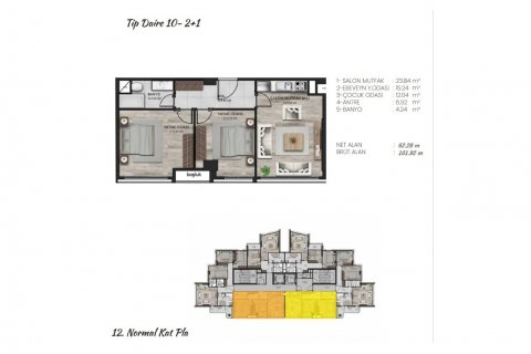 Leilighet i Sariyer, Istanbul, Tyrkia Nr. 176603 - 14