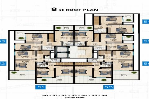 Apartment for sale in Mahmutlar, Antalya, Turkey, 1 bedroom, 54.6m2, No. 189817 – photo 24