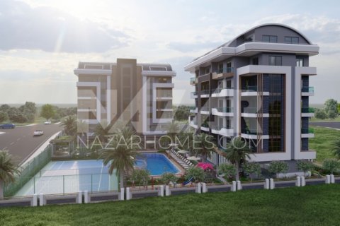 1+1 Lägenhet  i Alanya, Antalya, Turkiet Nr. 189816 - 2