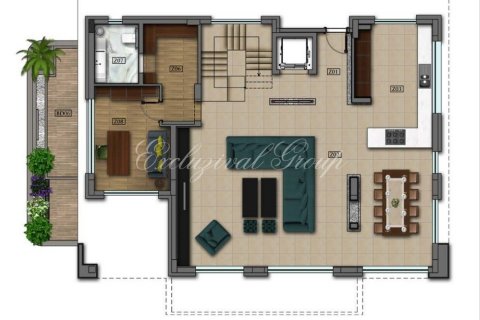 5+5 Villa  i Bodrum, Mugla, Tyrkia Nr. 179316 - 21