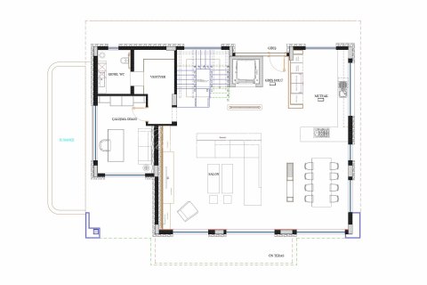 5+5 Villa  i Bodrum, Mugla, Tyrkia Nr. 179316 - 20