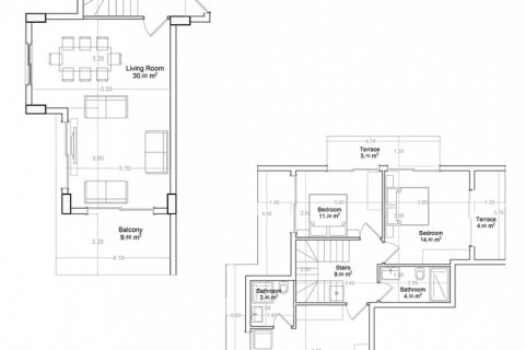 Пентхаус в Yekta Green Life Gazipasa Residence 3+1, Газипаша, Анталья, Турция №160746