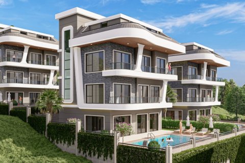 4+1 Villa  i Alanya, Antalya, Tyrkiet Nr. 178193