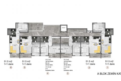 Продажа квартиры в Конаклы, Анталье, Турция 1+1, 51м2, №180071 – фото 26