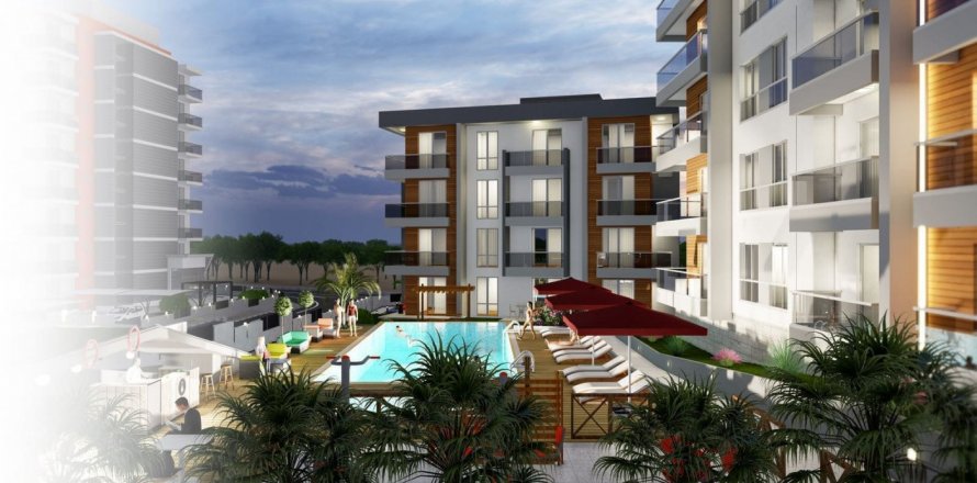 Daire  1+1  Antalya, Türkiye №180072