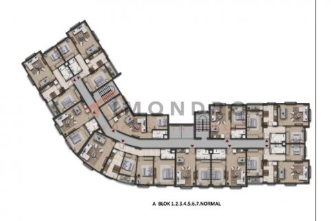 2+1 Leilighet i Pendik, Istanbul, Tyrkia Nr. 162448 - 18