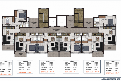 Жилой комплекс EXODUS HILL RESIDENCE, Махмутлар, Аланья  в Аланье, Анталья, Турция №158914 – фото 23