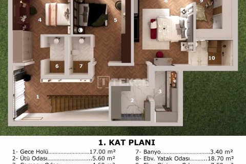 Villa for sale in Mudanya, Bursa, Turkey, 4 bedrooms, 310m2, No. 192966 – photo 18